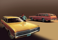 Images of Plymouth Fury Sport Suburban & Fury Custom Suburban 1971